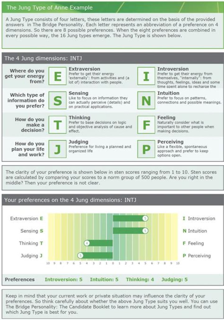 Is the Jung Typology test Accurate?