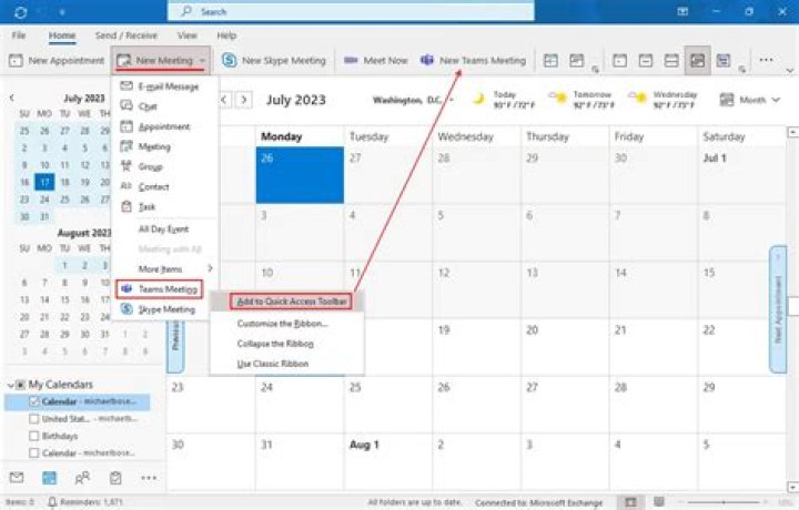 Is there a Teams meeting plugin for Outlook?