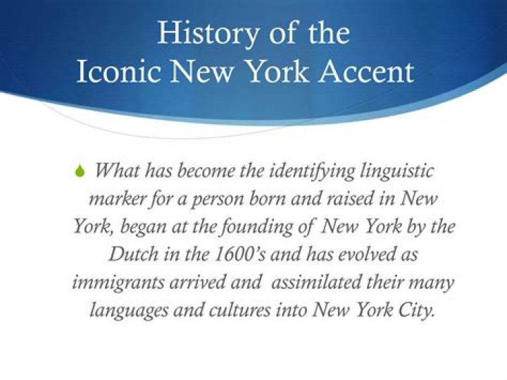 Is there a York accent?