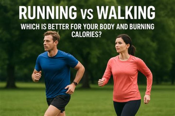 Is walking or running better for burning calories?