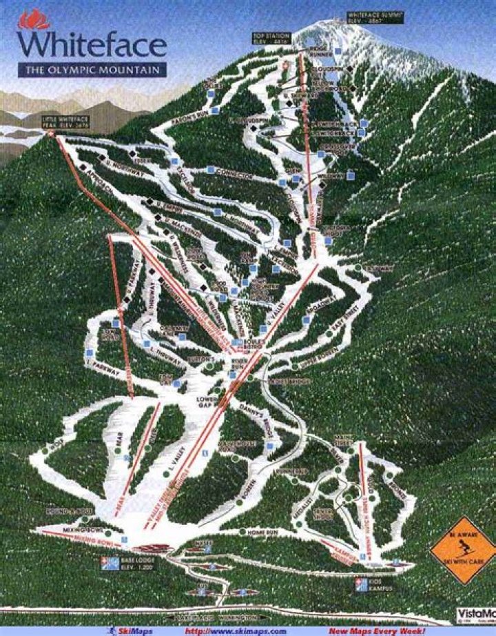 Is Whiteface Mountain in icy?