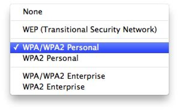 Should I use WPA WPA2 Personal or WPA2 Personal?