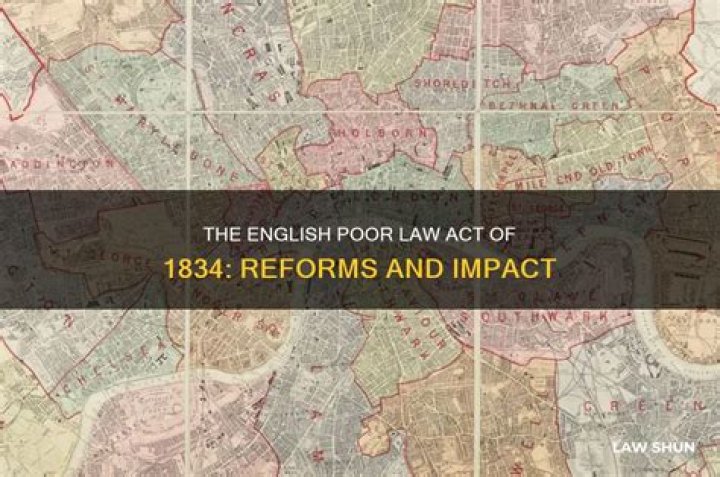 What act was passed in 1834 what did this law say?
