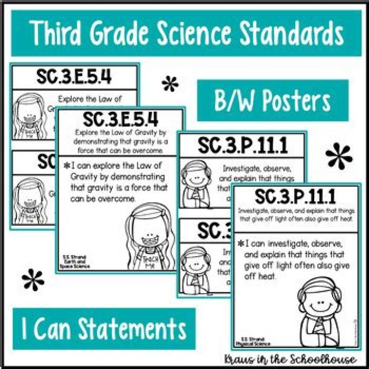 What are 3rd grade science standards?