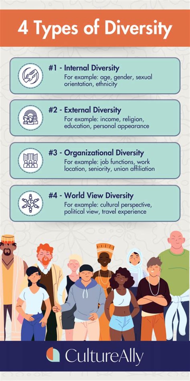 What are 4 types of diversity?