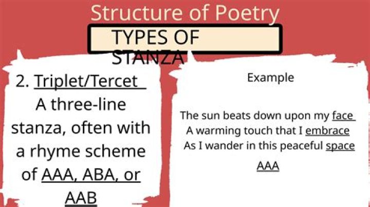 What are 7 stanza poems called?