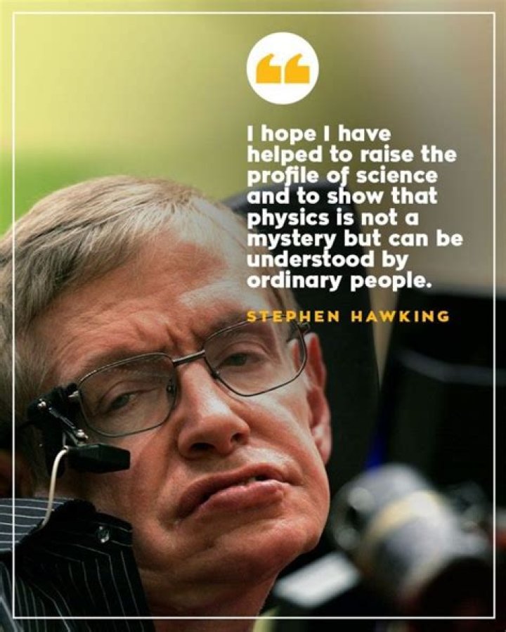 What are some famous quotes from Stephen Hawking?