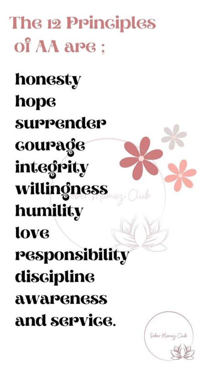 What are the 12 spiritual principles?