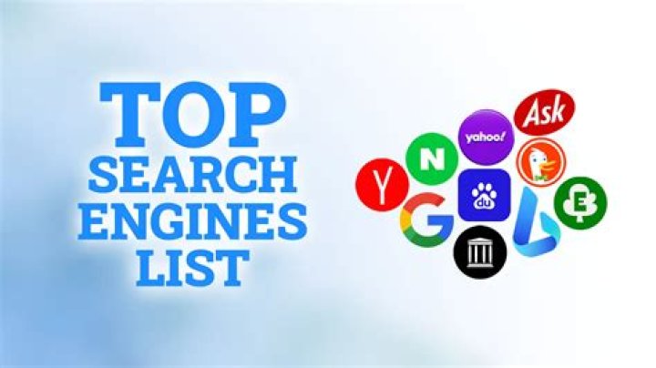 What are the 5 most common search engines?