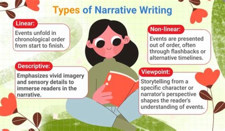What are the 5 types of narrative text?