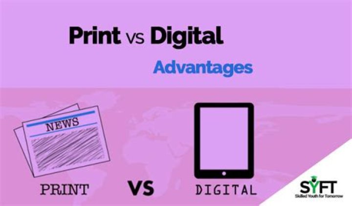 What are the advantages of print media over electronic media?