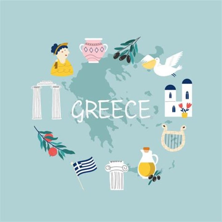 What are the main symbols of Greece?