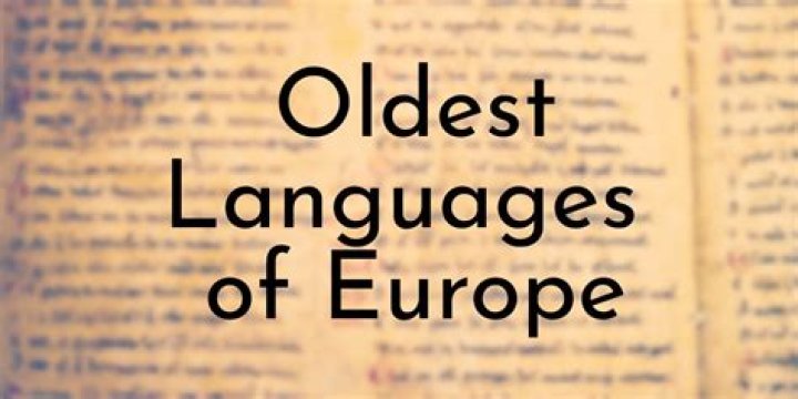 What are the oldest European languages?
