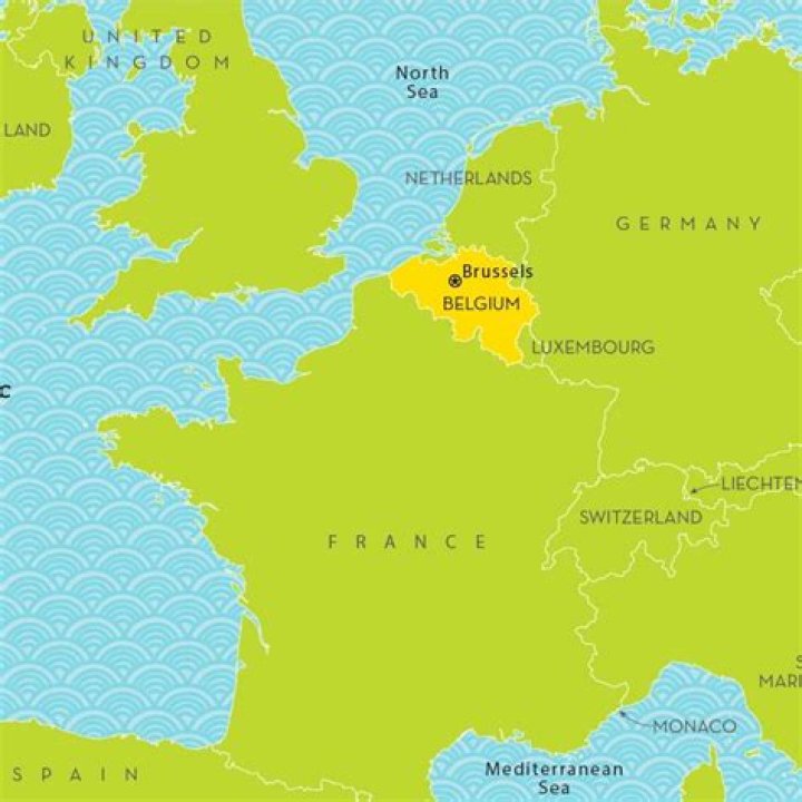 What borders France Germany Belgium?