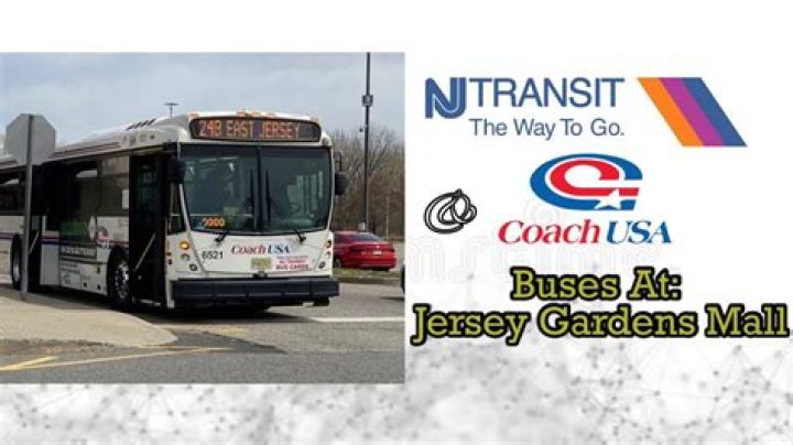 What bus goes to Jersey Gardens mall?
