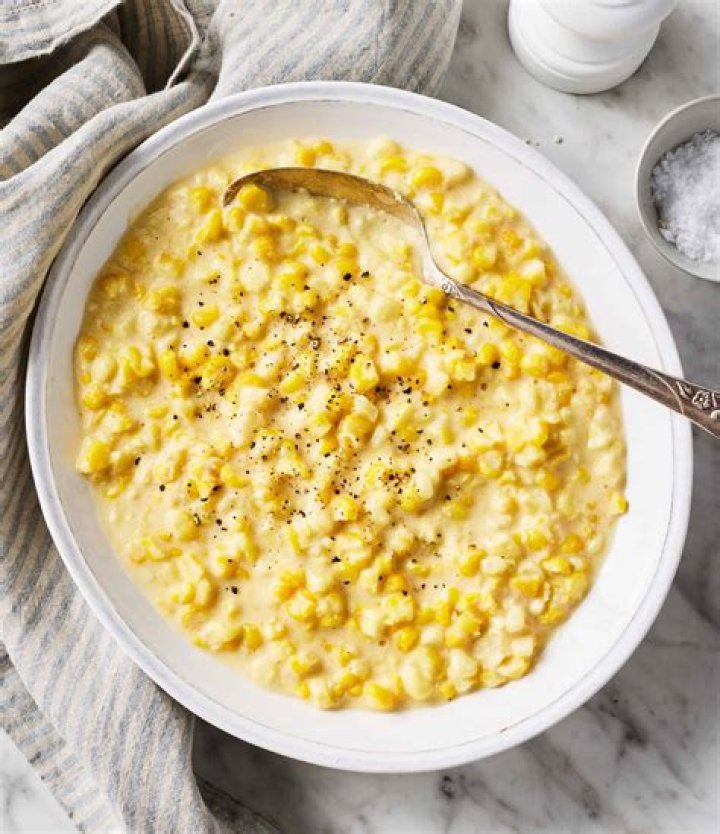 What can be made from creamed corn?