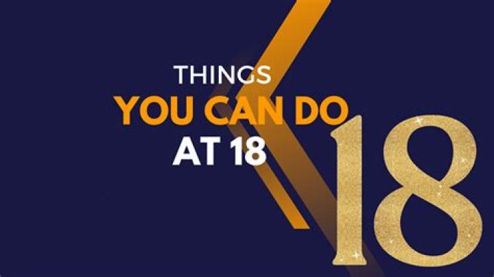 What can you do at 18 in USA?