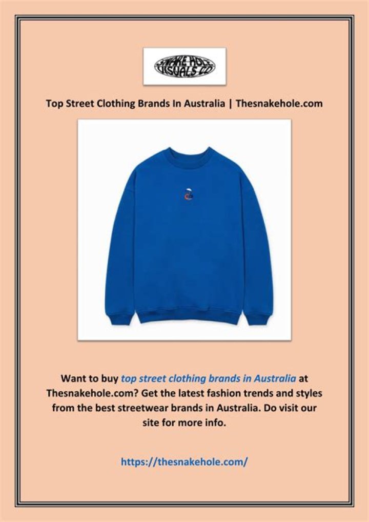 What clothing brands are available in Australia?
