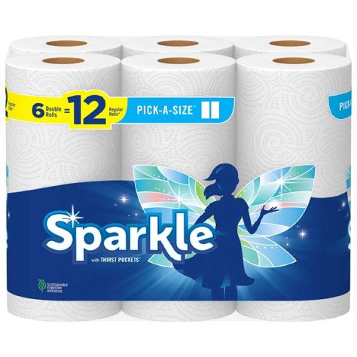 What company makes Sparkle paper towels?