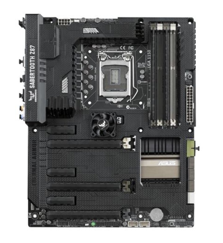 What CPU socket will fit in the Asus Z87 motherboard?
