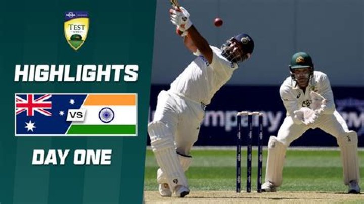 What date is the 3rd Test Australia v India?