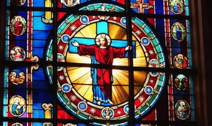What denomination is Jesus image?