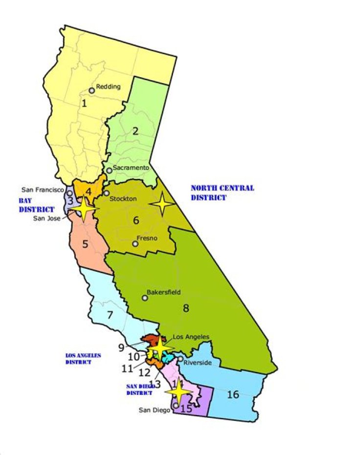 What district is the Northern District of California?