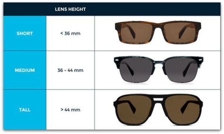 What does 55mm mean in sunglasses?