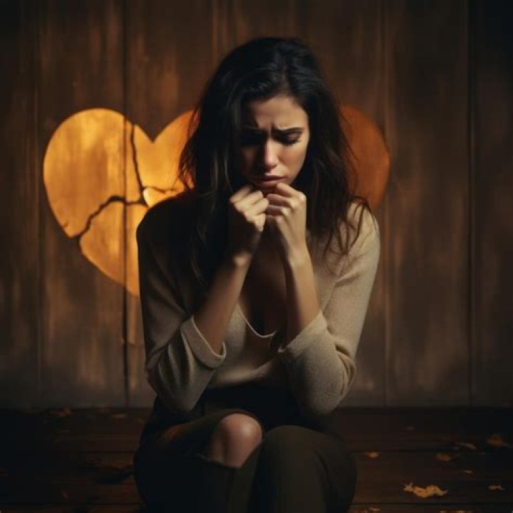 What does a broken heart feel like after a breakup?