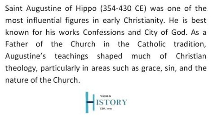 What does Augustine say about human knowledge?