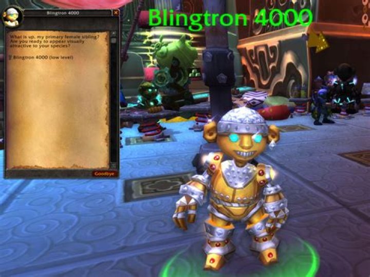 What does Blingtron 4000 drop?