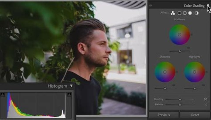 What does color grading do in Lightroom?