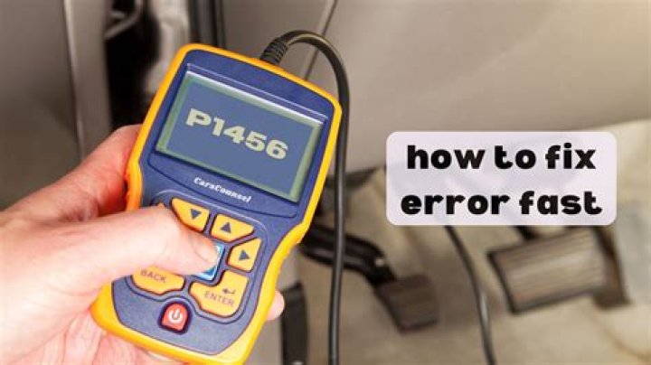 What does P1456 mean?