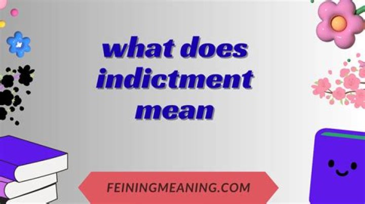 What does post indictment mean?