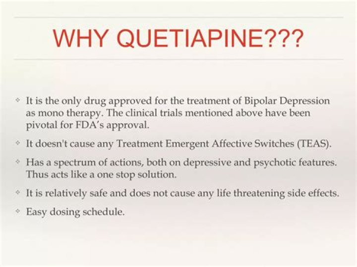 What does quetiapine feel like?