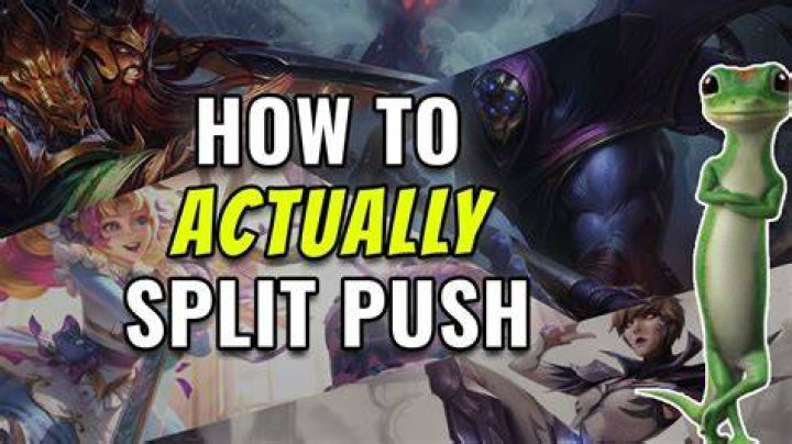What does split pushing mean in League of Legends?