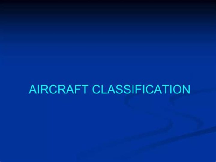 What does the ICAO Annex mean for aircraft classification?