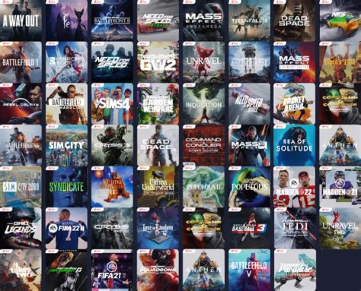 What games are on EA Origin?