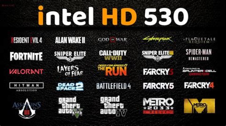 What generation is Intel HD Graphics 530?