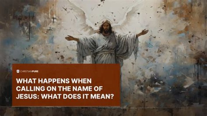 What happen when we call on the name of Jesus?