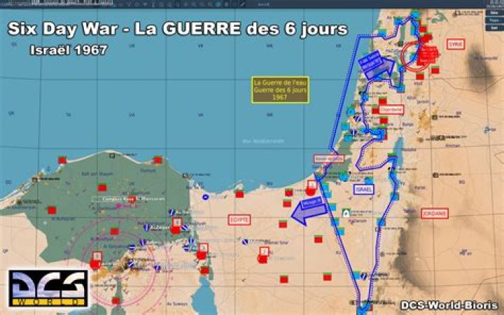What happened in the 6 day war in Israel?