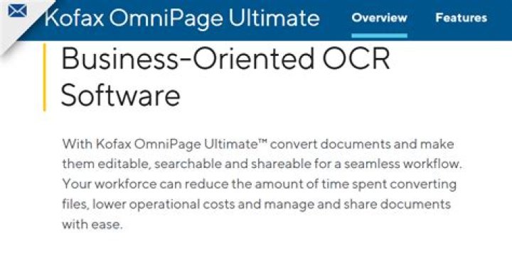 What happened to OmniPage?
