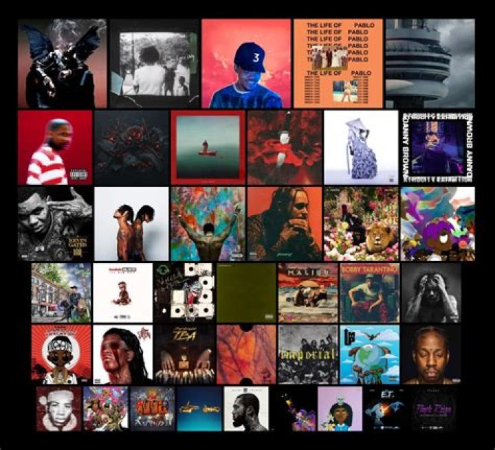 What hip-hop albums dropped in 2016?