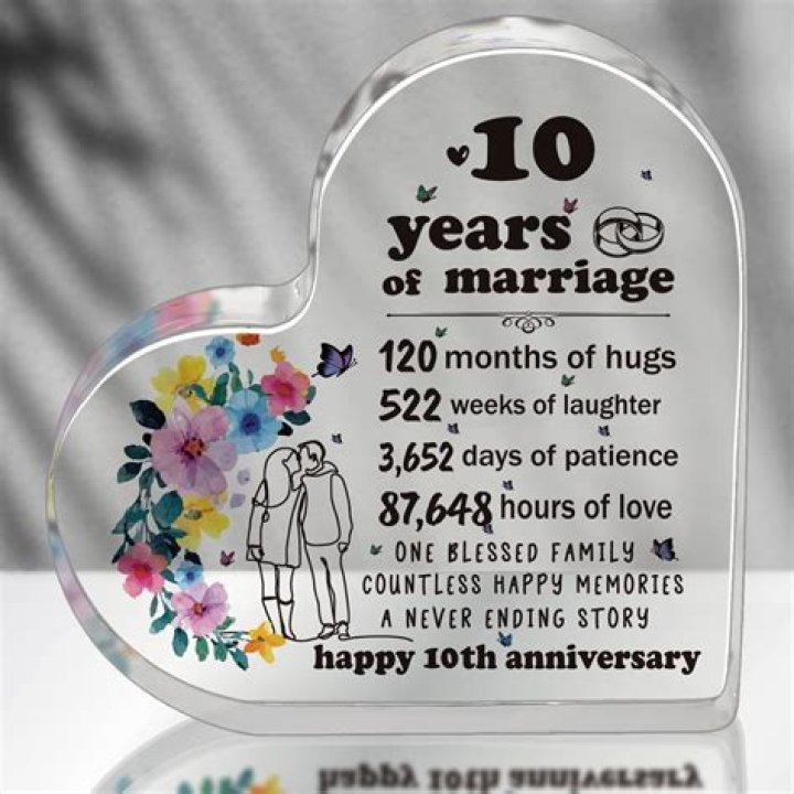 What is 10 year anniversary called?