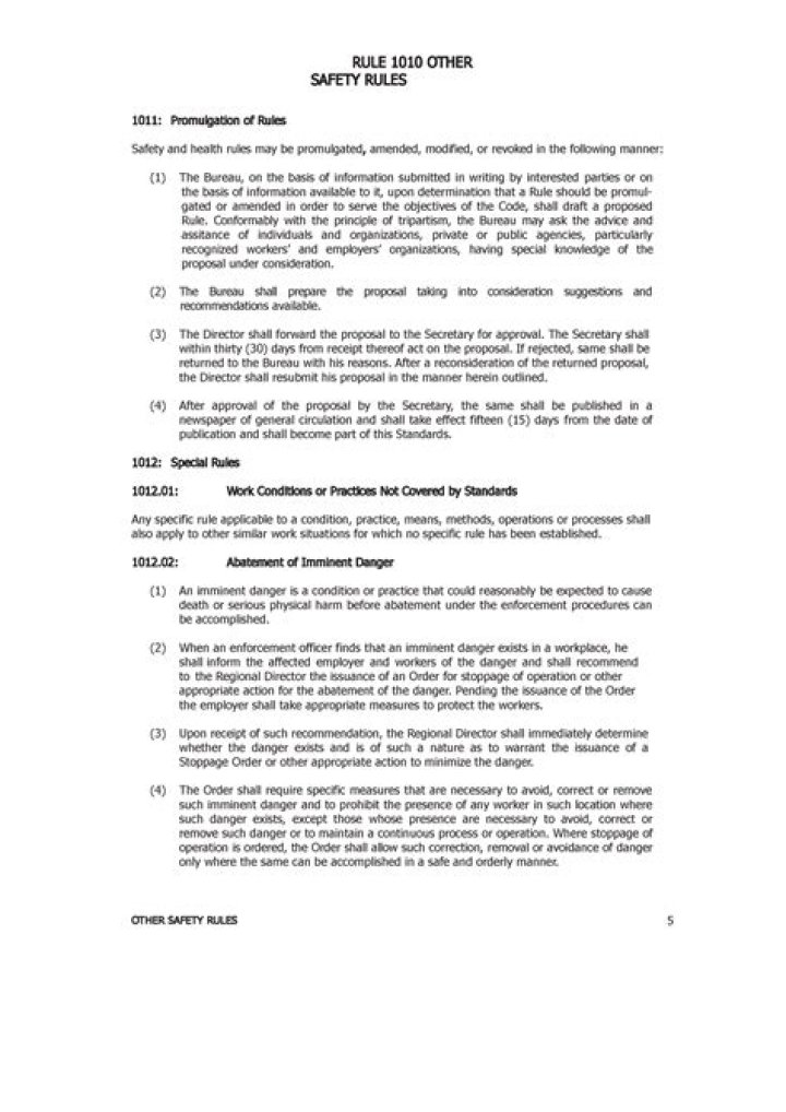 What is a 1010 warning statement?