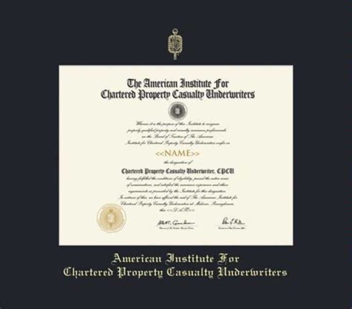 What is a CPCU designation in insurance?