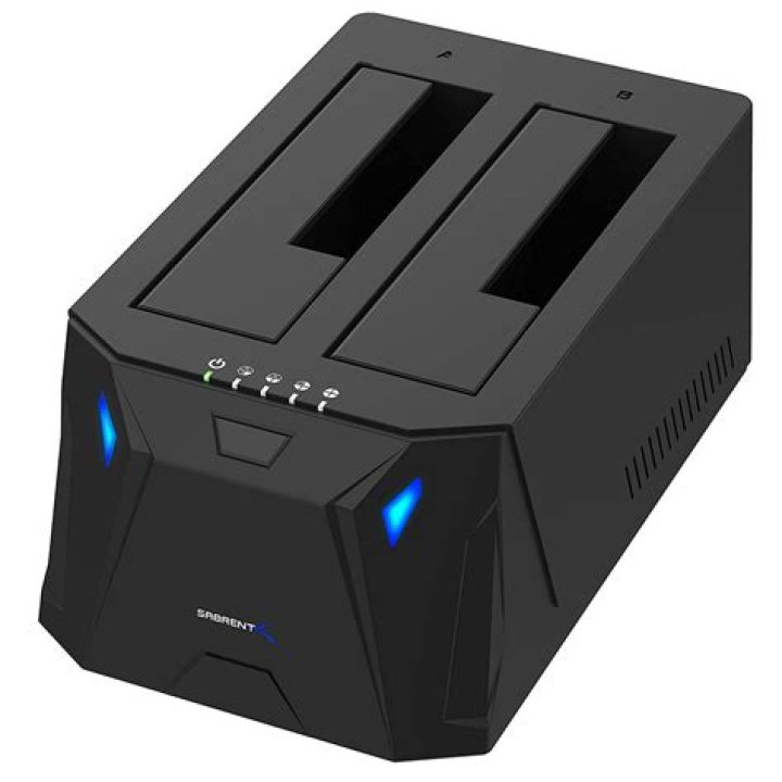 What is a dual hard drive docking station?