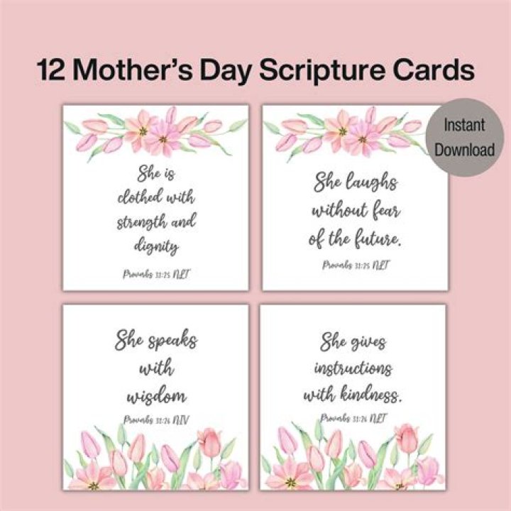 What is a good Bible verse for mothers Day?