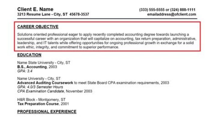 What is a good objective for a resume for a daycare?