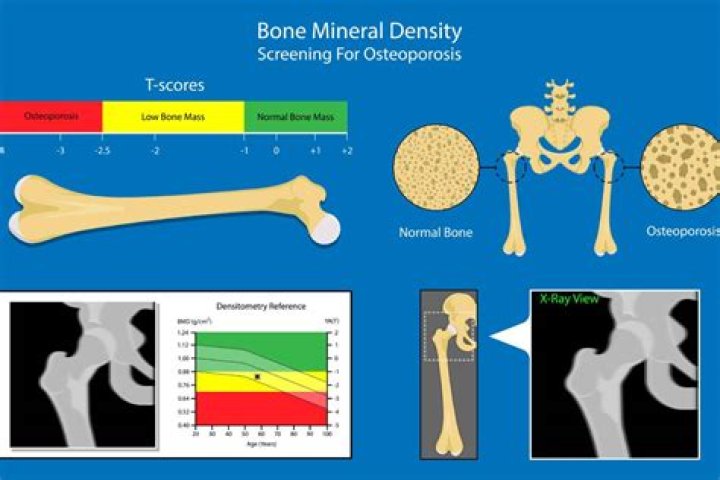 What is a good T-score for bone density?